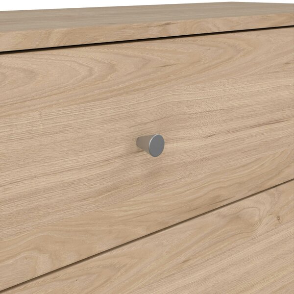 Wyld Haus Kaohsiung Hickory Oak Effect Chest 3 Drawers