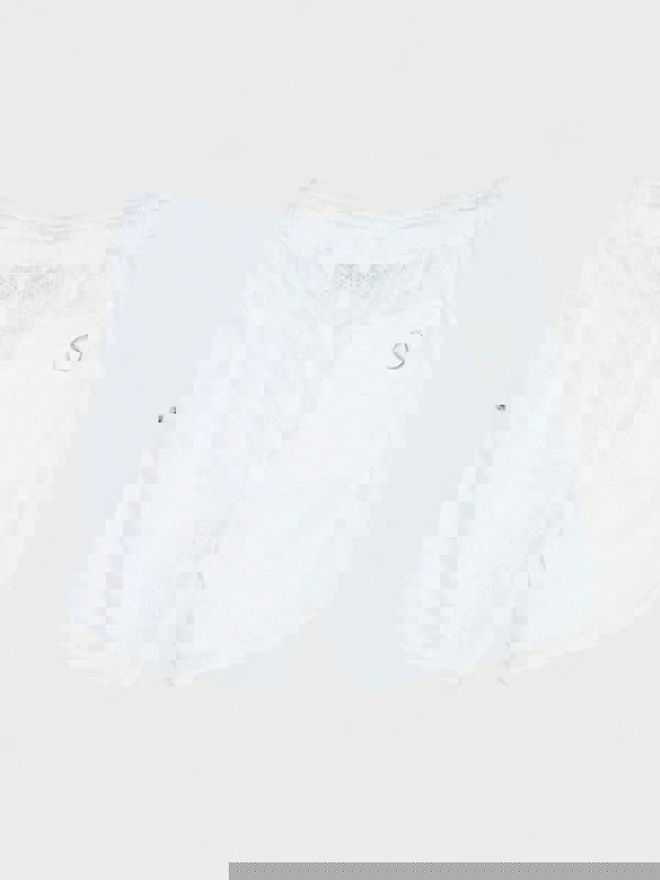 Off-White Caravaggio Diag Stripe Shorts White