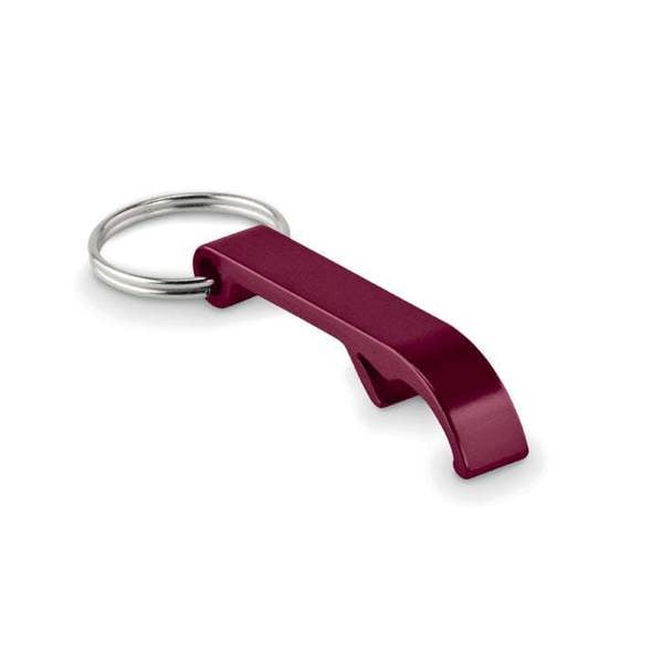 MidOcean Ovikey Recycled Aluminium Keyring - Burgundy - 