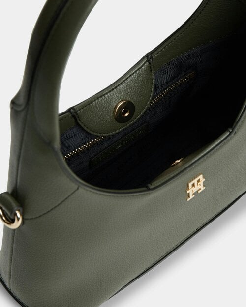 Tommy Hilfiger TH Everyday Womens Mini Hobo Bag - Dark Olive