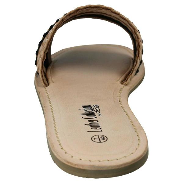 Leather Collection Ladies Leather Collection Casual Open Toe Summer Mule