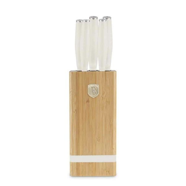 6 pcs knife set with BAMBOO stand Berlinger Haus BH2973