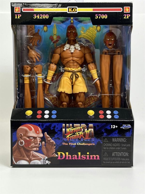 Jada Ultra Street Fighter II Dhalsim 6 Inch Figure Jada 253252030 34220