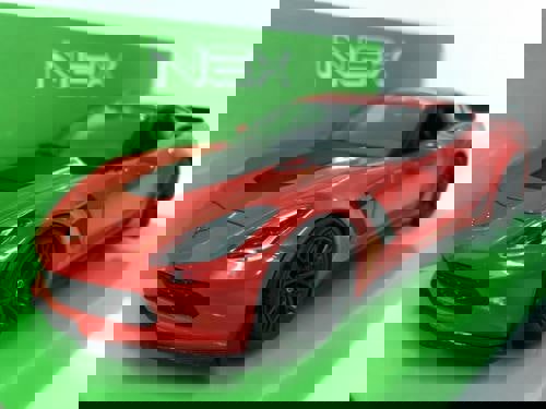 chevrolet corvette z06 red 1:24-7 scale welly 24085 new boxed
