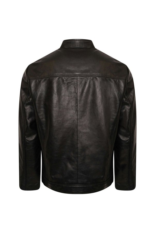 Pelle D’annata Walter Leather Jacket in Black
