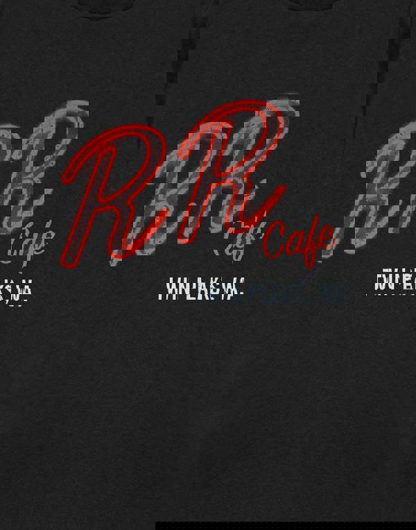 Twin Peaks Unisex Black Cafe Short Sleeved T-Shirt