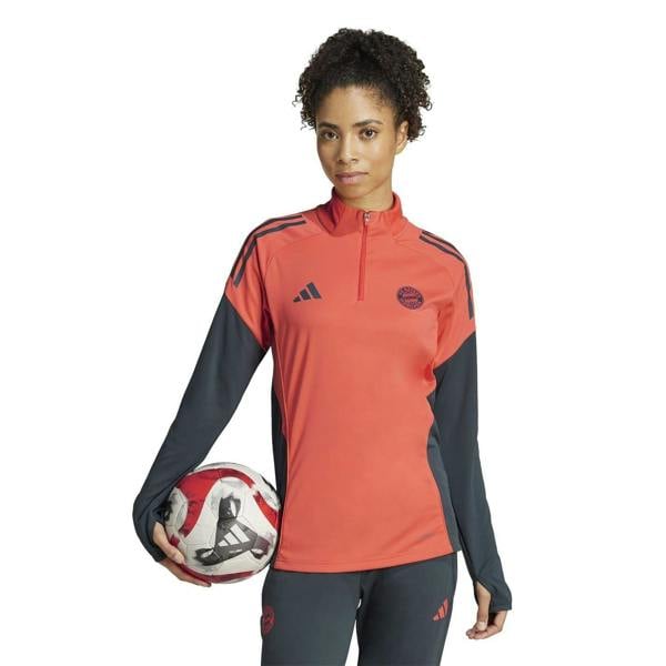 Adidas Womens/Ladies Tiro 25 Competition FC Bayern Munich Training Top - Orange - 