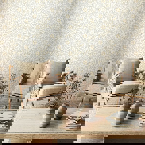 Hoopla Walls Rosehip Trail - Natural Stone 10m Wallpaper