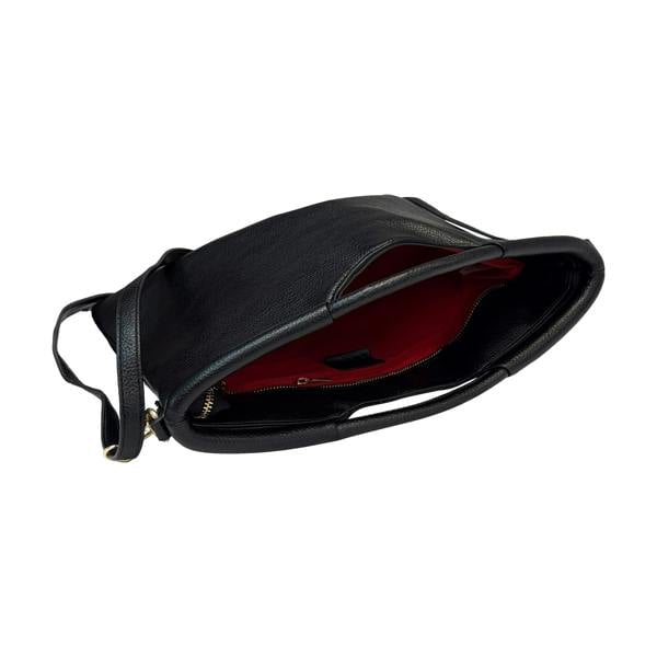 Lilly Loves Be more Dolly Black Vegan Leather Clutch