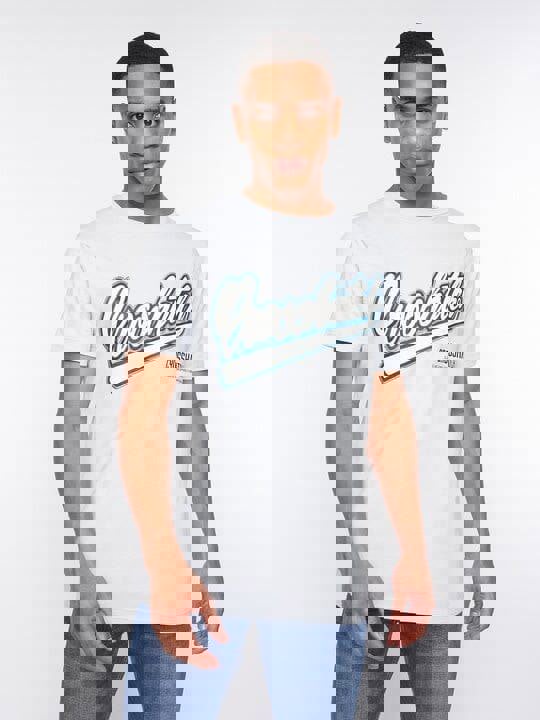 Crosshatch Cronstand T-Shirt Light Blue