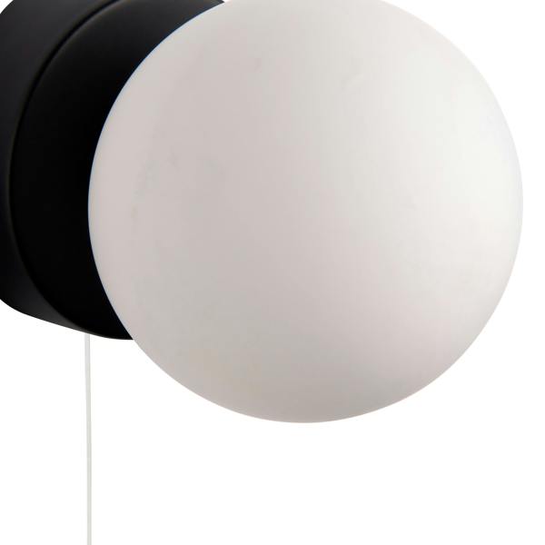 Pagazzi Lighting Toronto Matt Black IP44 Wall Light