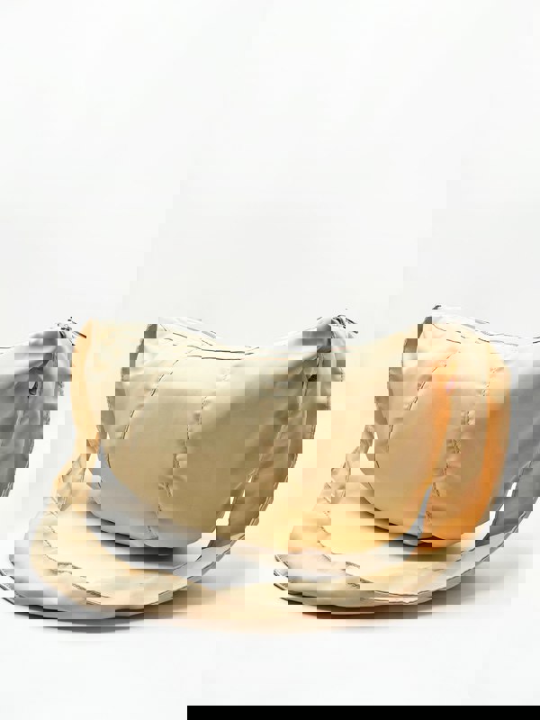 SVNX Soft Oversized Scrunchie Strap bag in unbleached cotton