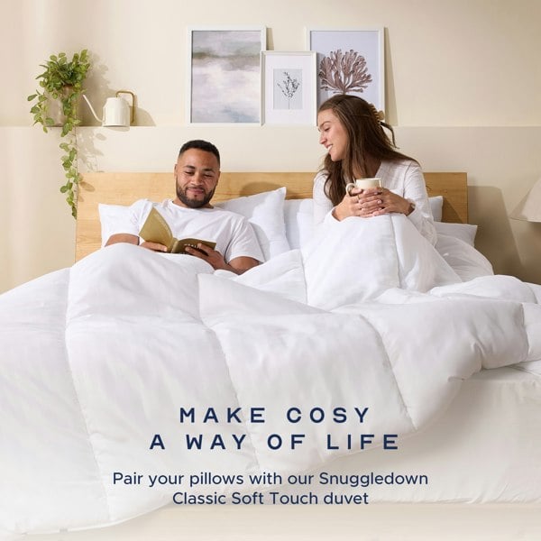 Snuggledown Scandinavian Hollowfibre Medium Support Pillow