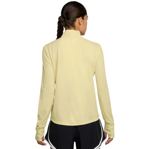Nike Dri-FIT Trail Longsleeve 1/2-Zip Yellow Top XS