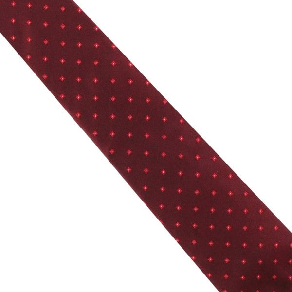 Dunhill luxurious mulberry silk tie in a woven neats pattern
