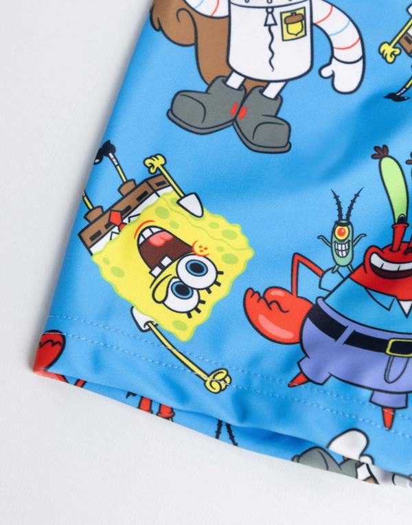 Vanilla Underground SpongeBob SquarePants Boys Yellow Character Face 2 Piece Swim Set