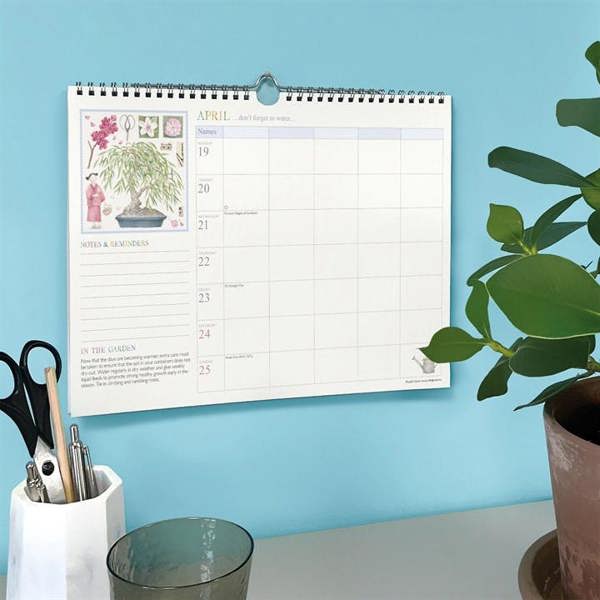 Judith Glover, Garden Days A4 Family Organiser 2027, Family Planners, Month To View, Lifestyle, Gift