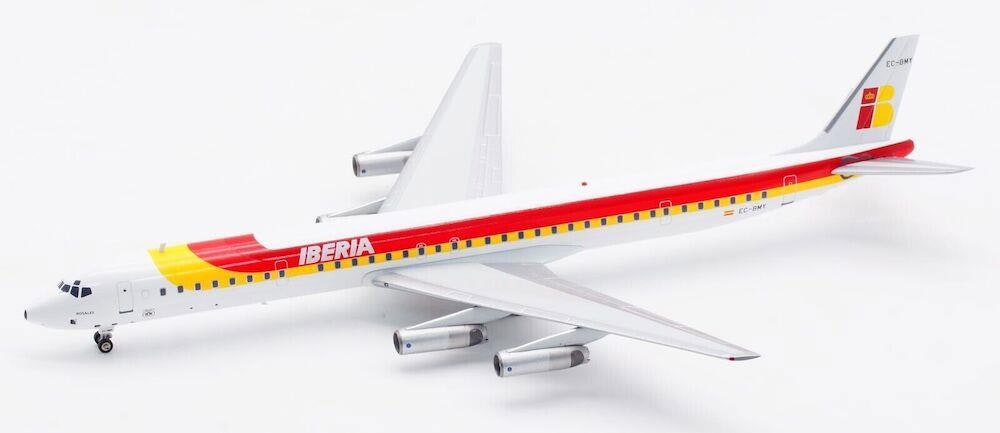 MCSlots Iberia DC-8-63 EC-BMY With Stand 1:200 Scale Inflight200 IF863IB1123
