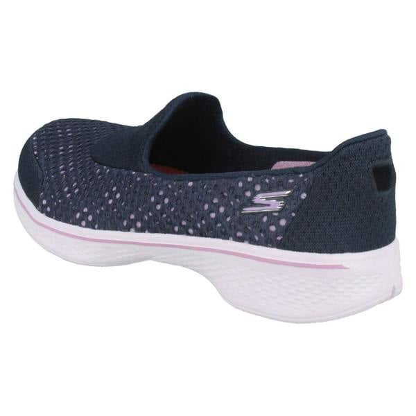 Skechers Girls Skechers Flats With Mesh Detail Go Walk 4 Kindle 81118