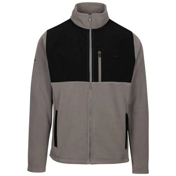 Trespass Mens Falkenham Fleece Jacket - Storm Grey