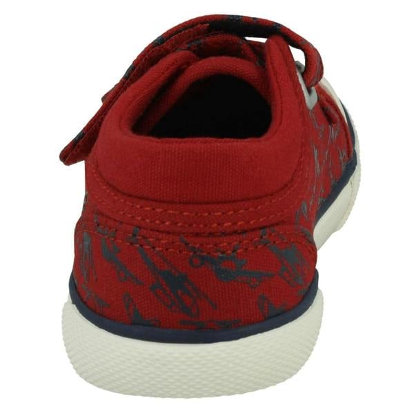Start-rite Boys Startrite Casual Aeroplane Canvas Shoes Zoom