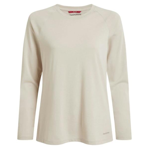 Craghoppers Womens/Ladies Nour Nosilife Long-Sleeved T-Shirt - Oyster Marl - 