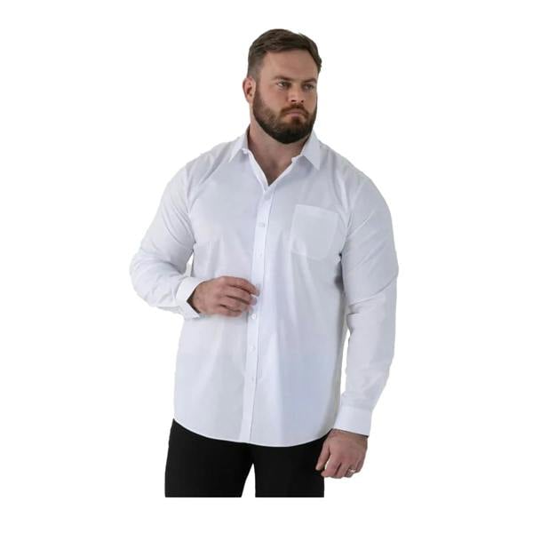 Duke Mens Oliver D555 Stretch Shirt - White - 