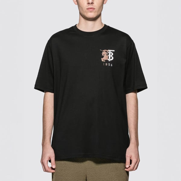 Burberry 1856 Logo T-Shirt - Black