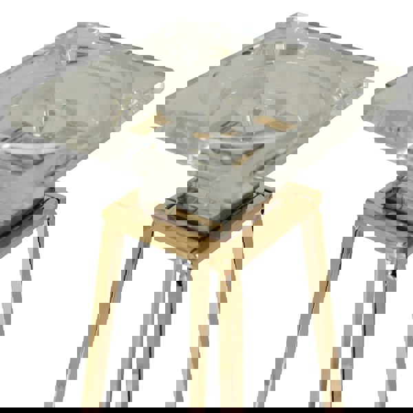 Maison des Cadeaux Gold Metal Candlestick Holder Stand