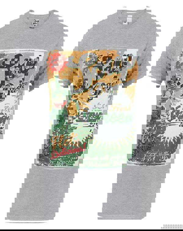 Clangers Mens Grey Soup Dragon Short Sleeved T-Shirt