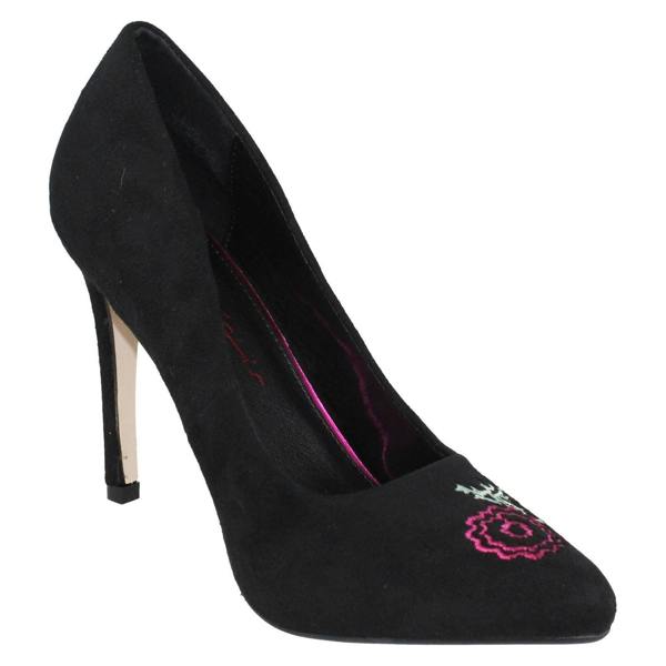 Ladies Dolcis Embroided Court Shoes Tanya