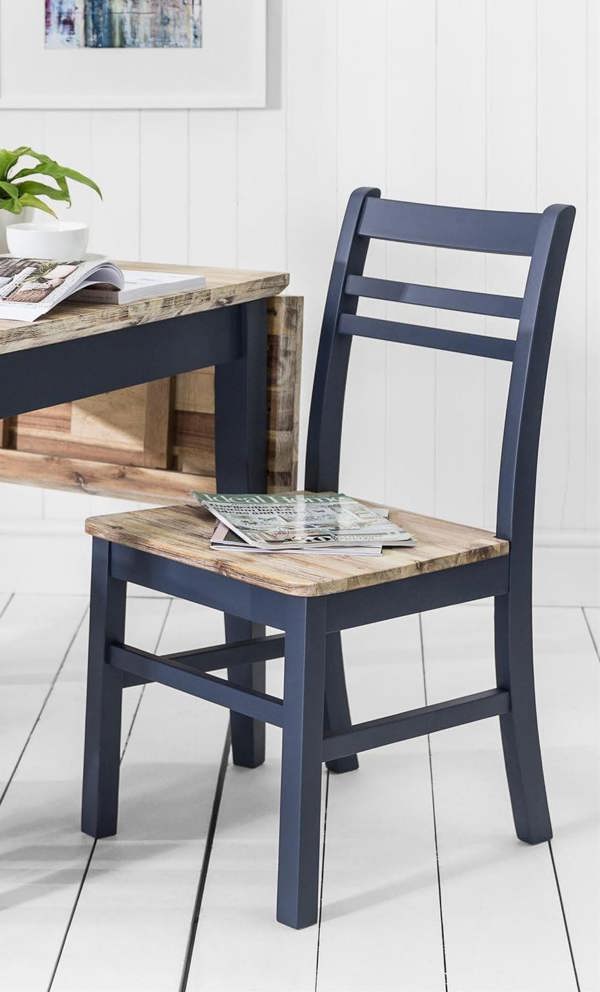 Statement Furniture Florence Wooden Chair Country Style with Acacia Wood Seat