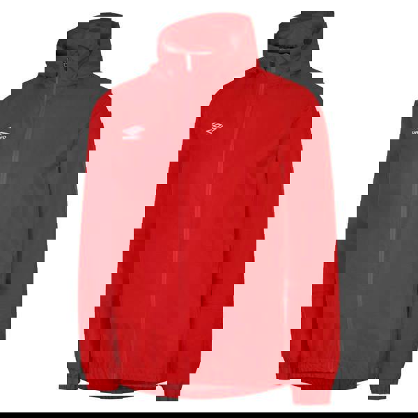 Umbro Kids Total Training Waterproof Jacket - Vermillion/Black