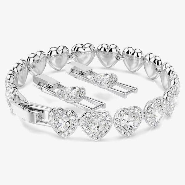 Swarovski Ariana Grande X Swarovski Capsule White Crystal Heart Bracelet 5720860