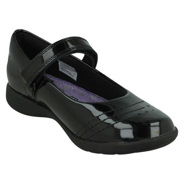 Clarks Girls Clarks Gem Detail School Shoes Etch Gem