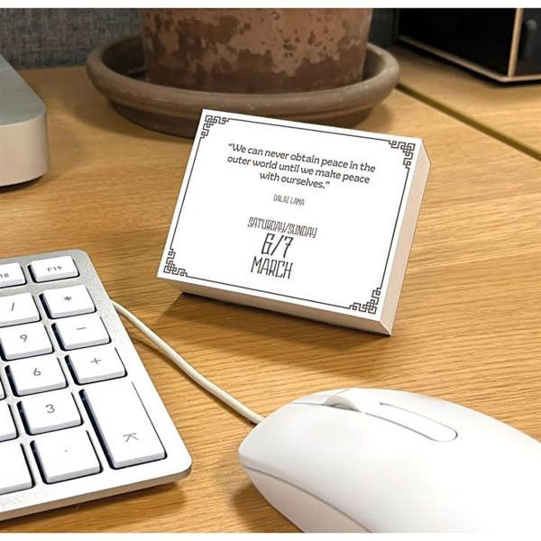 Wisdom of the East Mini Desk Calendar 2027, Desk Calendars, Day To View, Lifestyle, Gift