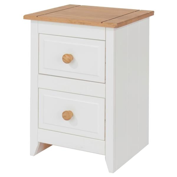 Core Products Set of 2 Capri 2-Drawer Petite Bedside Cabinets
