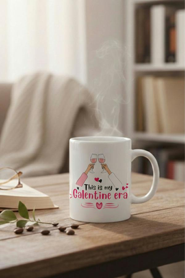 Dyzi This Is My Galentine Era Printed Ceramic Mug Valentine’s Day Gift