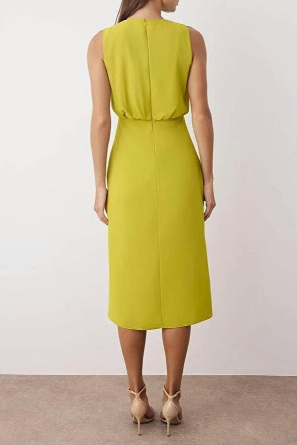WOVCOR Midi Woven Dress