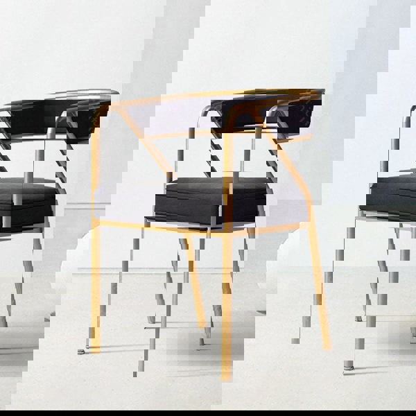 Dwight Dining Chair, Gold Frame-Weilai concept-Weilai Concept