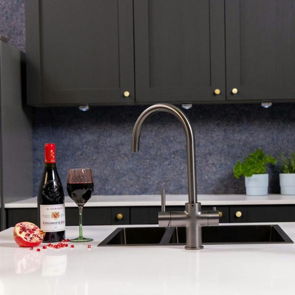 Flode svan | 3 in 1 Instant Boiling Tap | Gun Metal Finish
