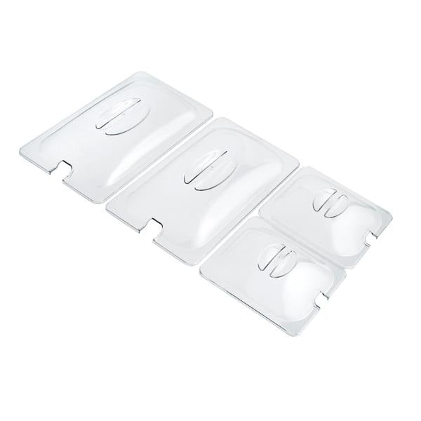 Cooks Professional Set of 4 Clear Lids for 4 Section Buffet Warmer