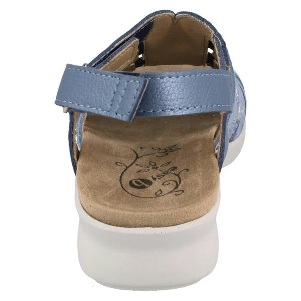 DB Shoes Ladies DB Wide Fit Stretch Sandal With A Removable Insole Treasure