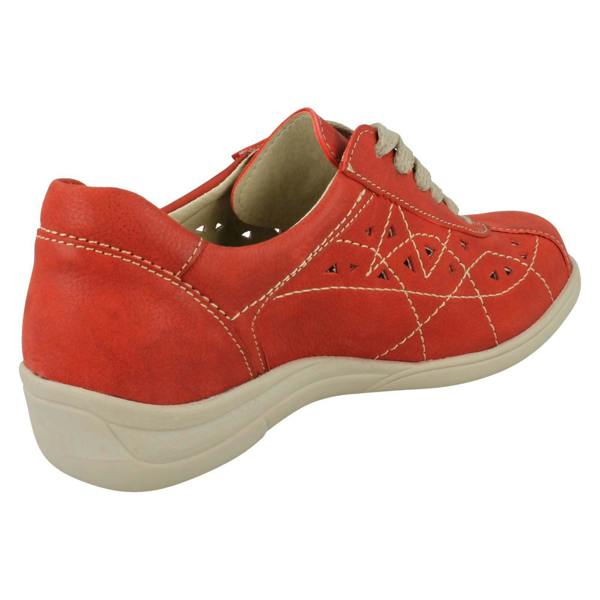 DB Shoes Ladies Easy B Lace Up Flat Casual Shoes Hornsea