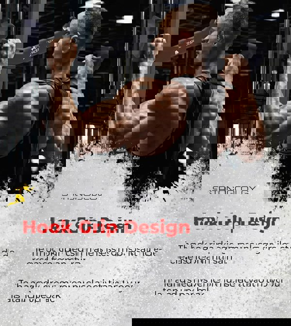 Strongology POWERPULL Lat Bar Pull Down Bar Attachments, Workout Accessory