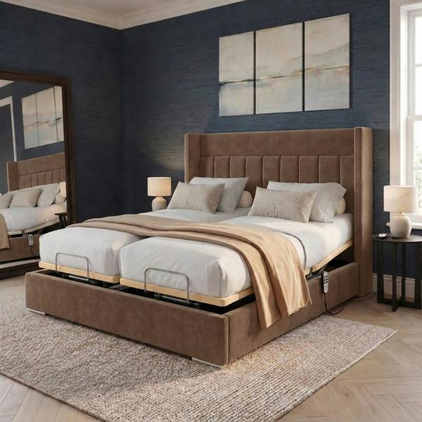Paradise Beds Aurevia Luxury Adjustable Bed with Headboard Mattress & Drawers