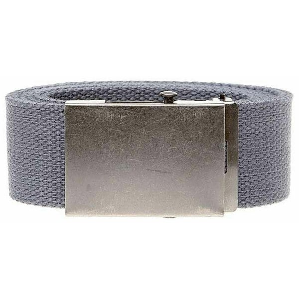 Duke Mens D555 Edward Webbing Waist Belt - Charcoal