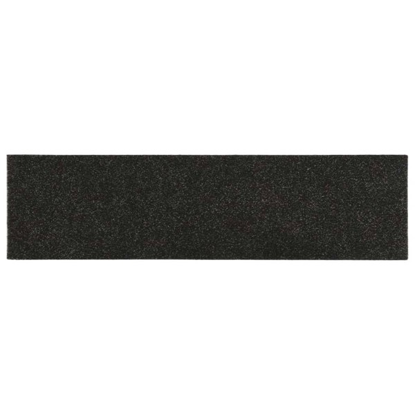 Berkfield Self-adhesive Stair Mats Rectangular 15 pcs 76x20 cm Brown