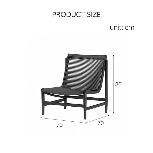 Weilai Concept Lavoie Outdoor Lounge Chair With Footstool, Rattan