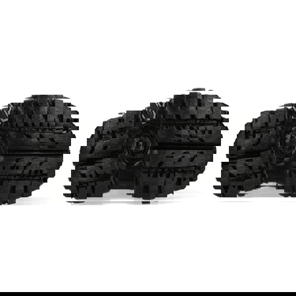 New Rock M-120NR-C1 Black Leather Platform Ankle Boots